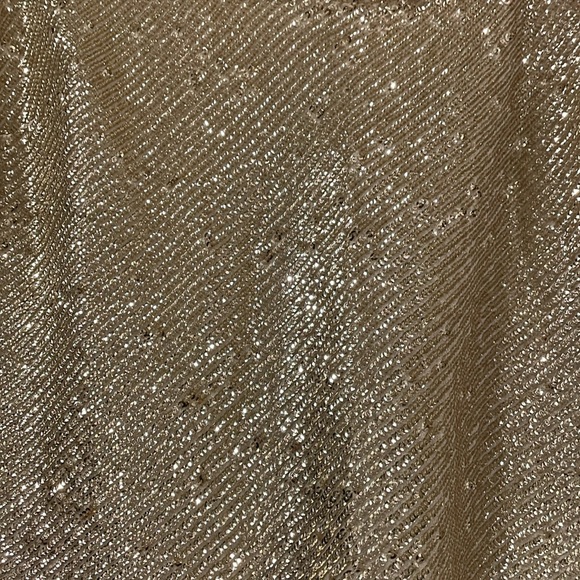 Sexy Banana Republic Alina Cream / Gold Cropped Sequin Tank Top! - Picture 7 of 14